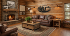Bear 1007 in cabin living room