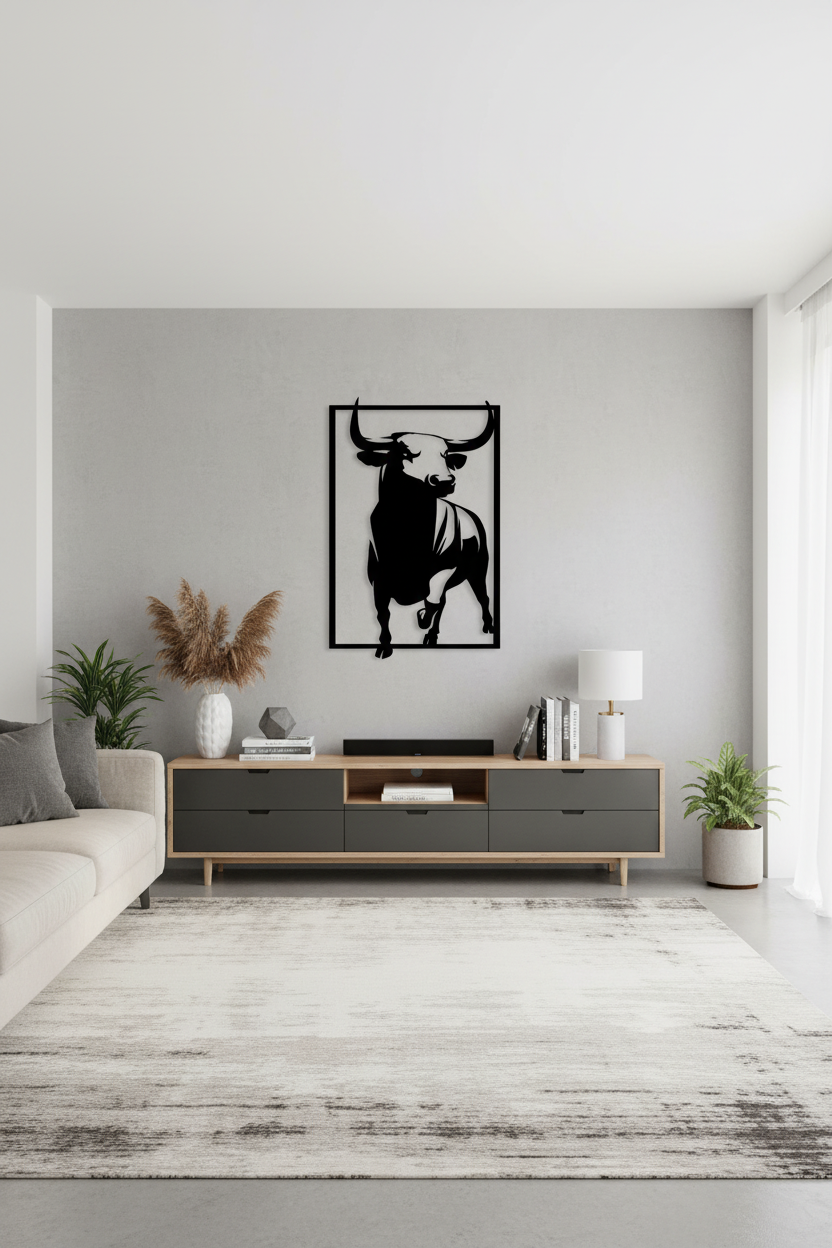Bull 1022 in modern living room