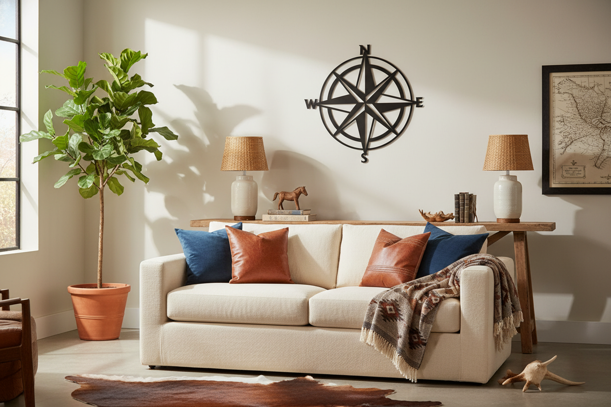 Compass 2079 smaller scale in living room