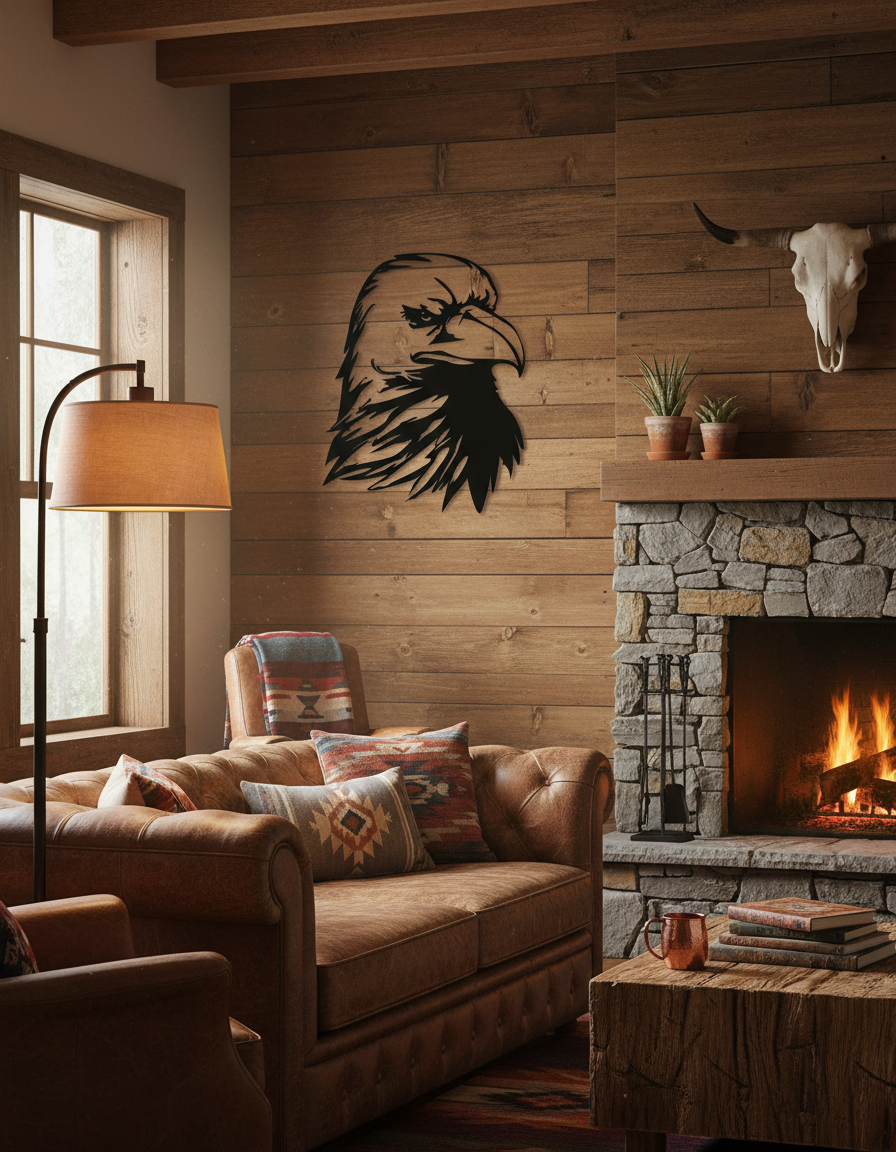 Eagle 1034 on wall - alternate view