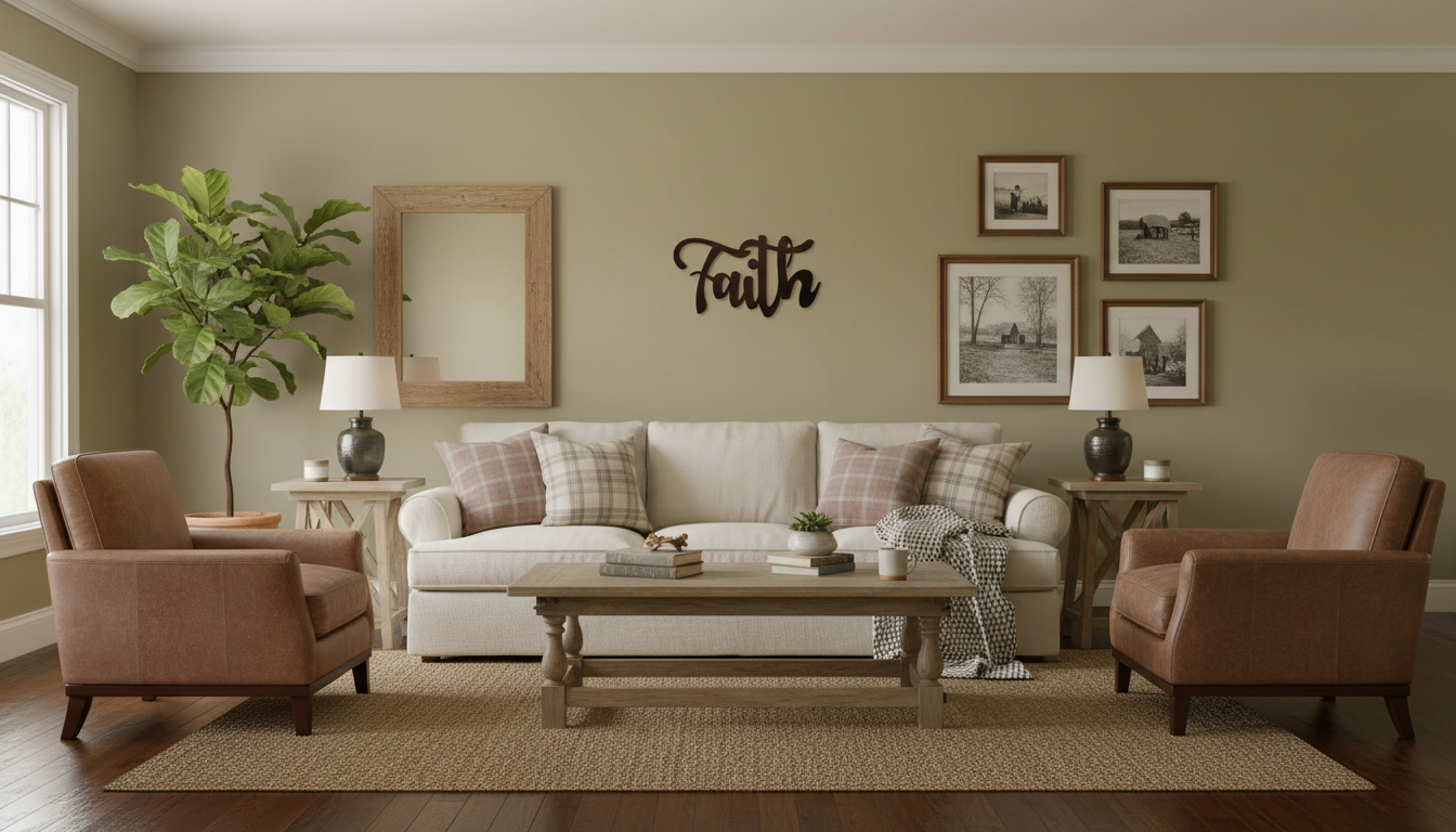 Faith 1020 small scale in living room