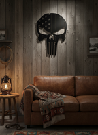 Flag Punisher 1039 rustic setting