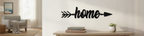 Home Arrow 1049 on wall - centered