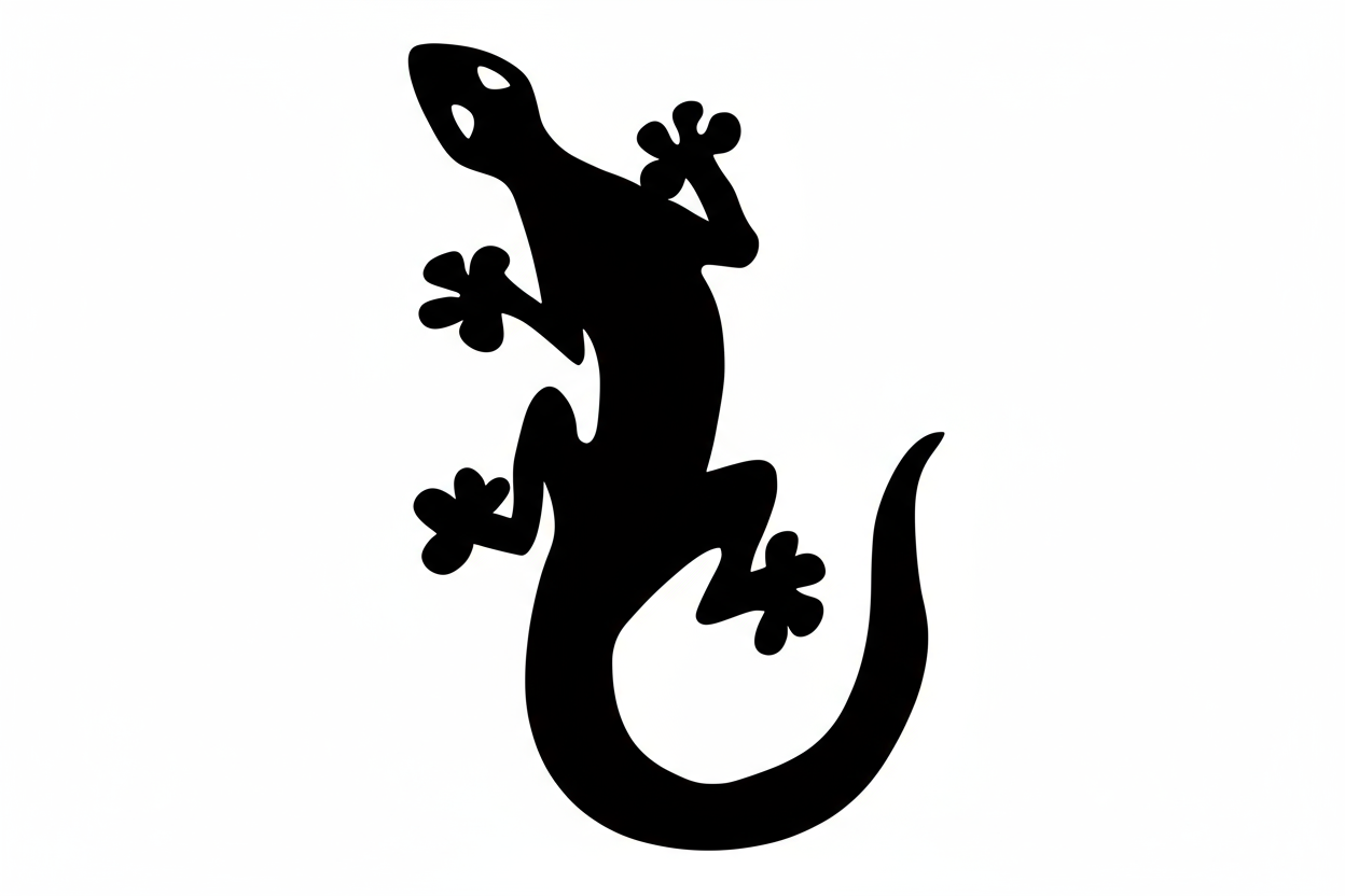 Lizard 1454 in Solid Black