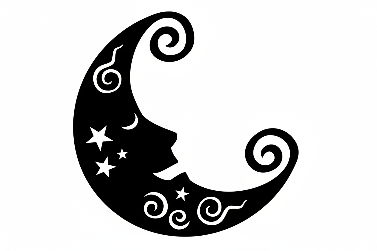 Moon 9569 - Solid Black Version