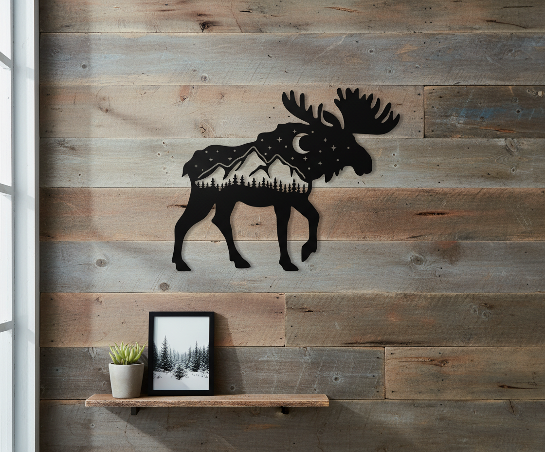 Moose 1021 on wall