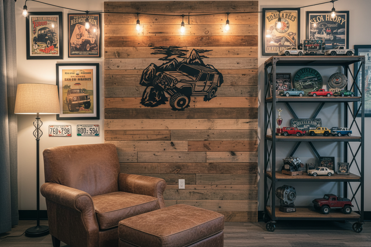 Offroad Black Metal Art - Smaller Display