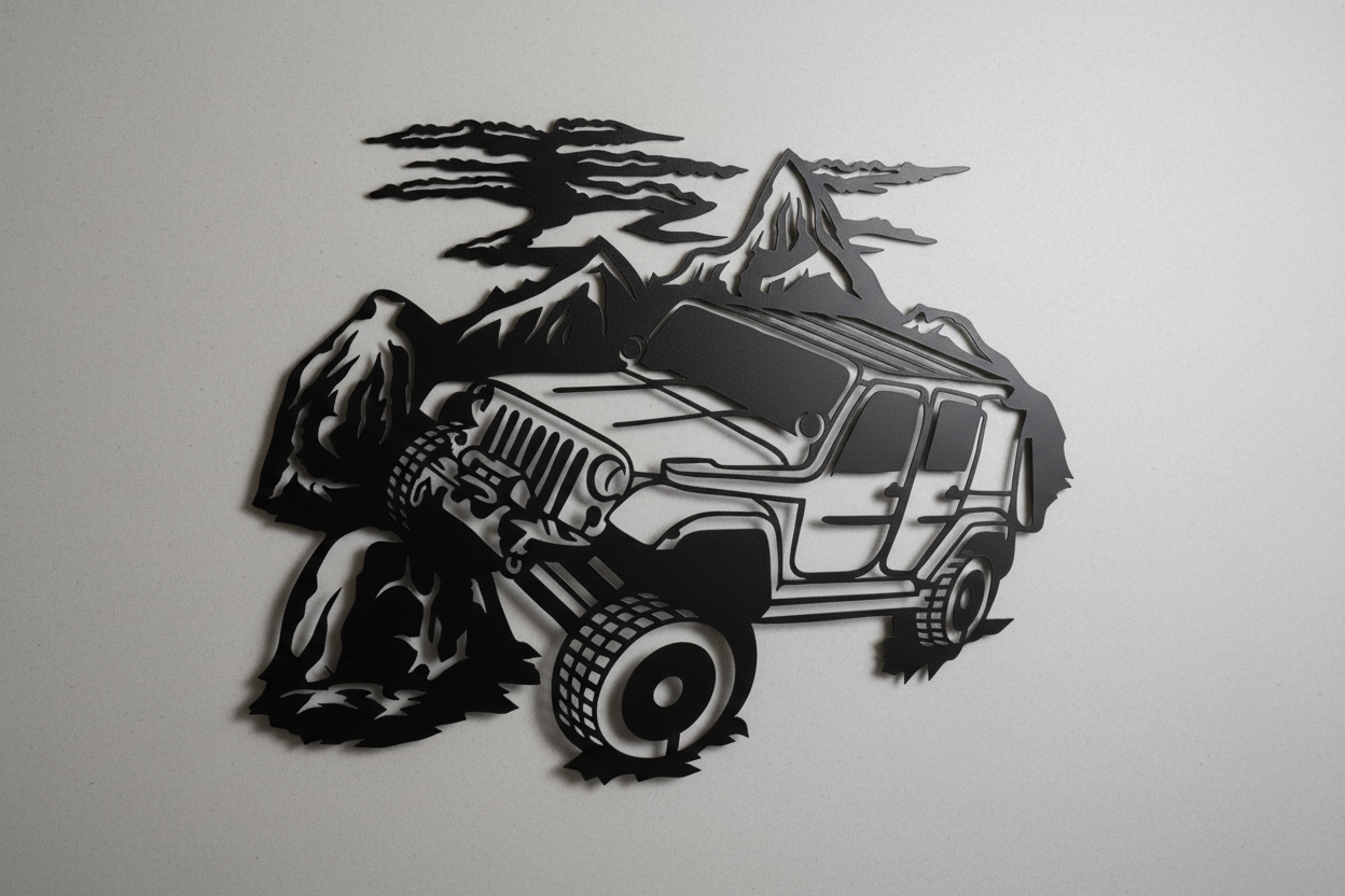 Offroad Black Metal Art