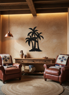 Palm trees 1033 on wall - alternate view