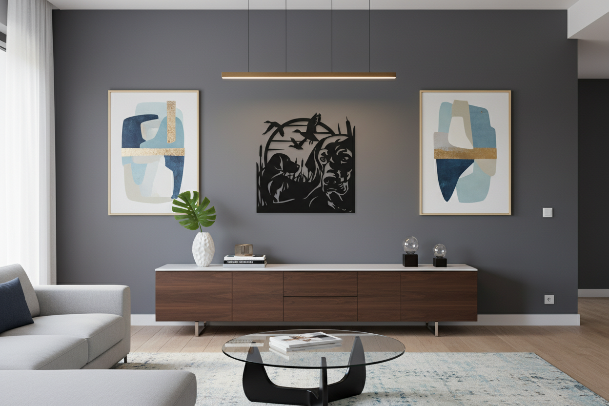 Retriever 6682 Black - Contemporary Living Space