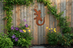 Rusty Lizard 1454 on Garden Fence