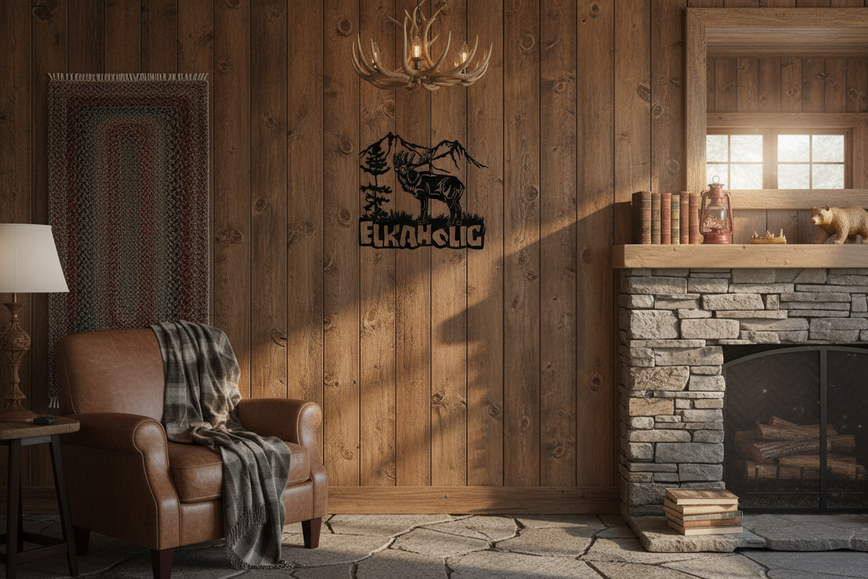 Smaller Elkaholic 6341 on Bright Cabin Wall